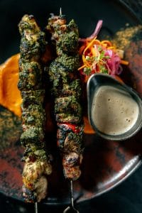 brochetas de pollo (gf)