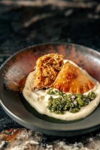 pulled chicken empanada