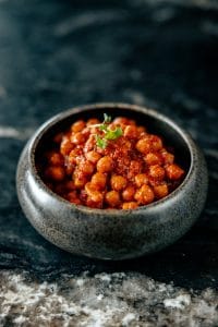 spiced chickpeas (ve) (gf)