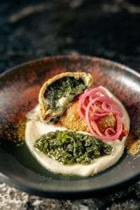 spinach & mozarella empanada (v)